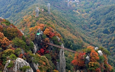 Suspension bridge at Daedunsan