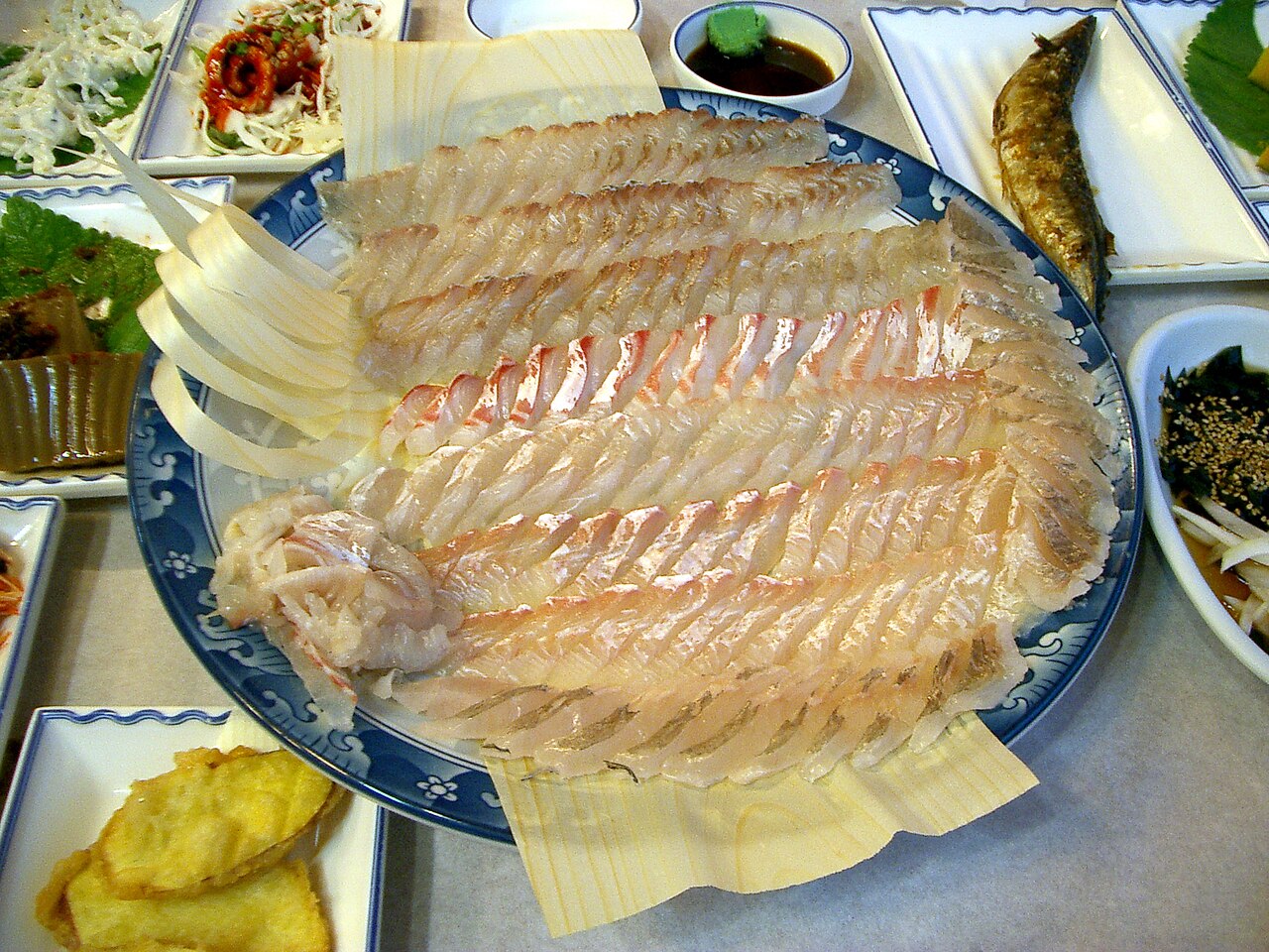 Hoe, Korean sliced raw fish